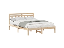 Maison Exclusive - Estructura De Cama Marrón 120 X 190 Cm Madera De Pino Macizo