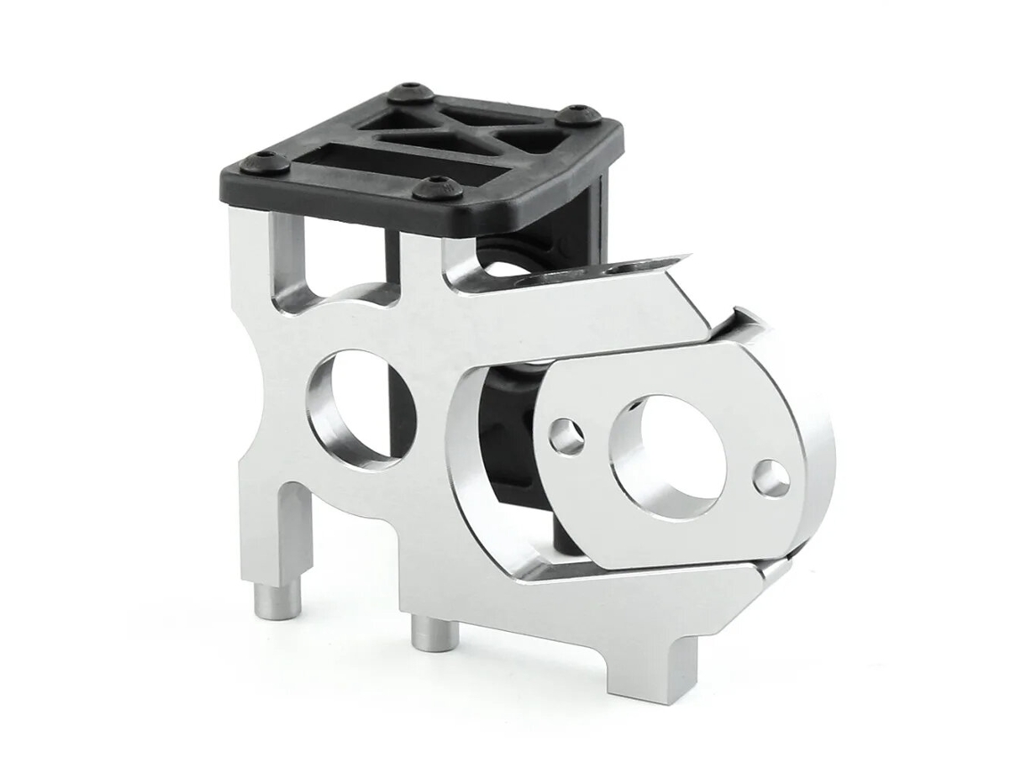 Black Silverupgraded 1/8 Rc Car Motor Seat Mount For Kyosho Mp10 Hsp Fs Racing R70 Rc Cars Vehicles Models Spare Parts