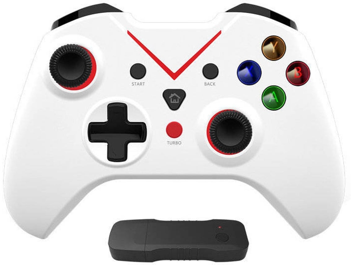 Mando Multiplataforma ENKERS Gamepad (Inalámbrico - Negro)