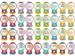 36 piezas para recuerdos de fiesta de Pascua, recuerdos de fiesta personalizables para amigos, tarjetas de dulces, familia