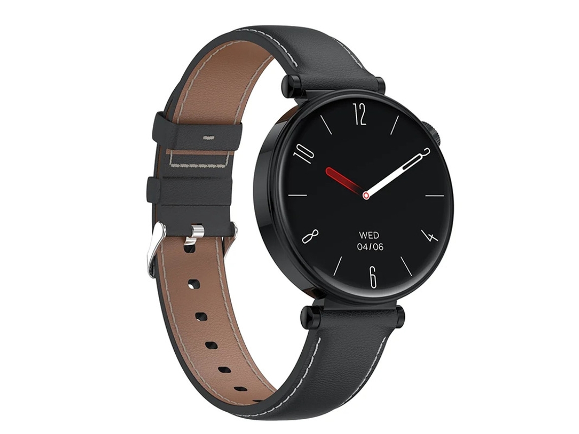 Smartwatch Femenino Con Llamadas Bluetooth Pantalla Amoled De 1.32 Pulgadas Varios Modos Deportivos Y Diseño Moderno Negro Yizhood