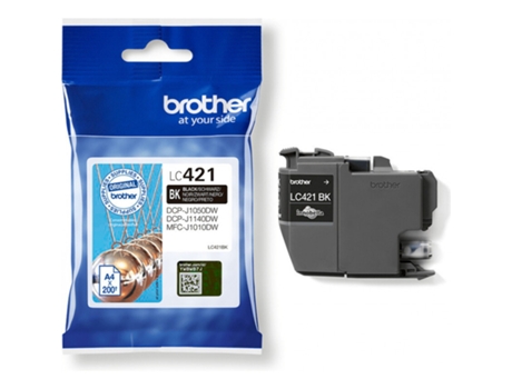 TINTEIRO BROTHER LC421BK PRETO