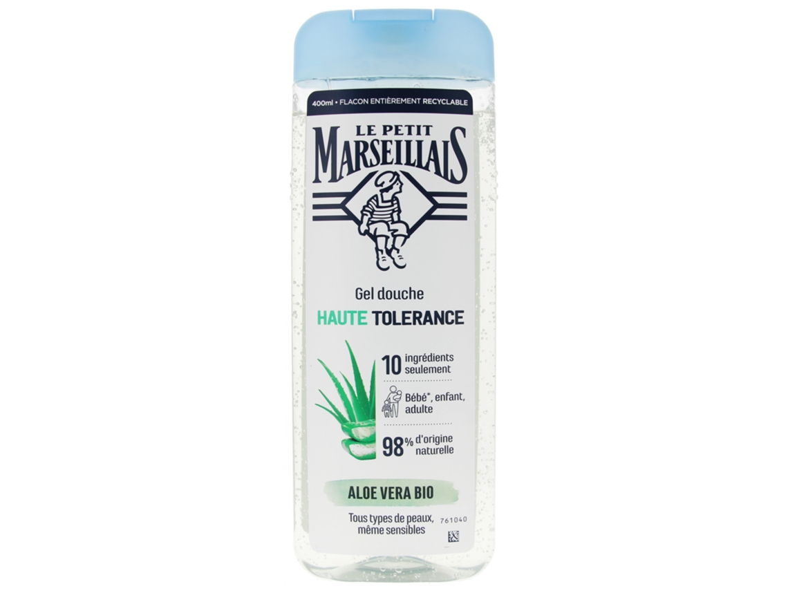 Creme de Ducha Hidratante de Alta Tolerancia de Aloe Vera Bio 400 Ml LE PETIT MARSEILLAIS
