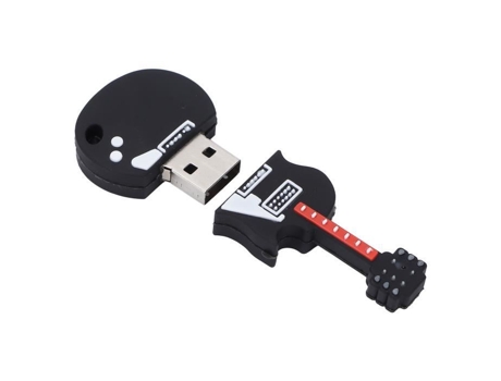 HURRISE Disco USB de Bajo Guitarra Guitarra Lindo Unidad Flash USB Pendrive de Transferencia de Datos Portátil Accesorio de Computadora 32 Gb 64 Gb