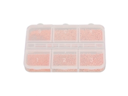 Mini Perlas Metálicas Para Uñas, Ideales Para Manualidades Y Decoración De Uñas En Oro Rosa Para Principiantes.