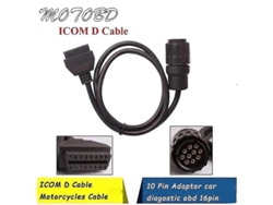 Cable Icom D Para Bmw, Adaptador De 10 Pines Para Motocicletas Icom-d, Cable De Diagnóstico Obd2 Obdii De 10 A 16 Pines, Cable De Herramienta I-com A2, St1m368xx
