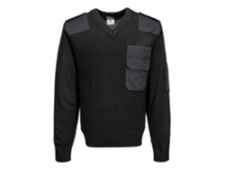 Suéter Nato Jersey 100% acrílico con detalles funcionales / Negro / L Portwest