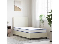 Colchón De Espuma Viscoelástica Blanco 100x200x17 Cm Suave