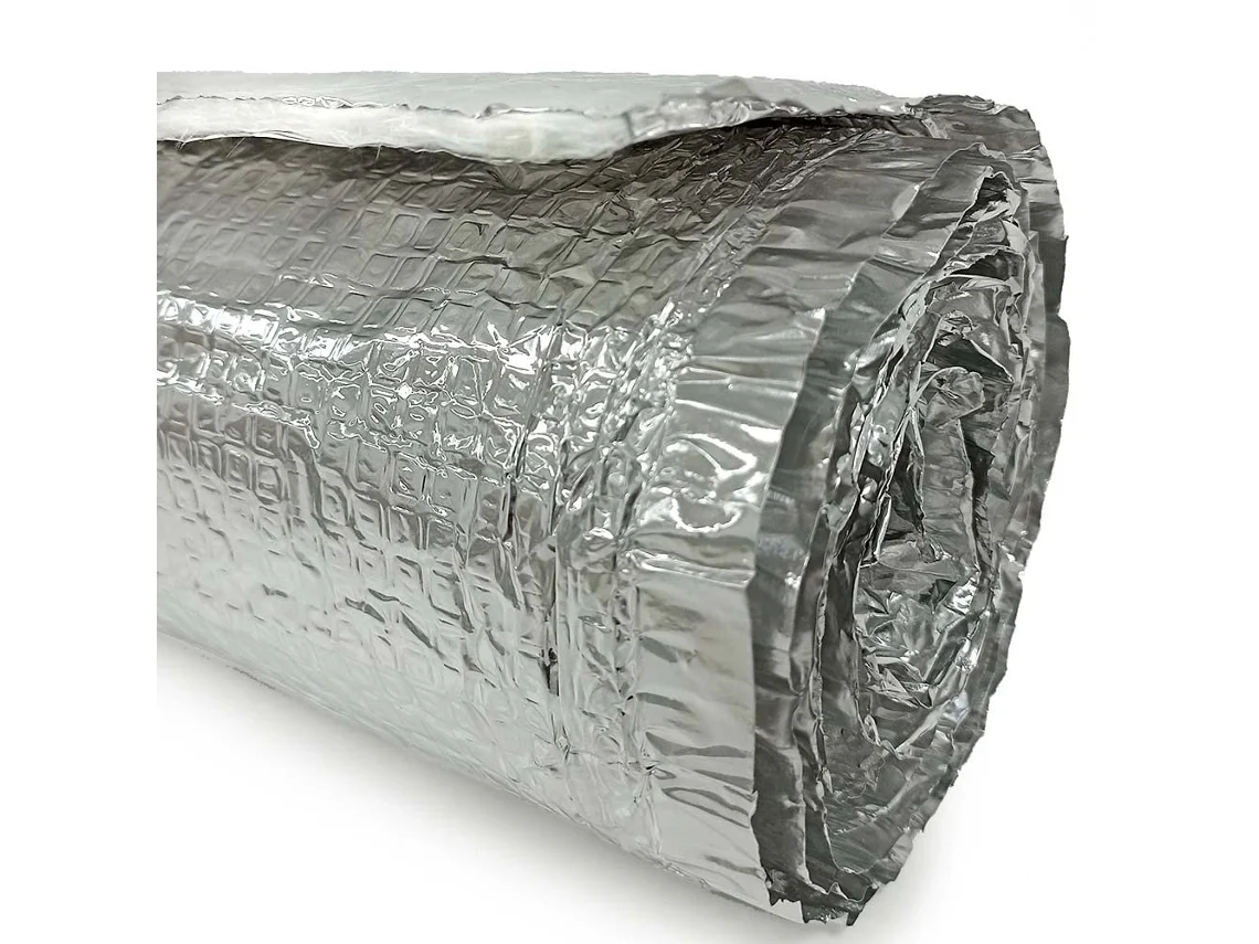 Aislante Altas Temperaturas Hasta 600ºc (1m X 1m) - Reforzado Con Fibra De Vidrio. Para Chimeneas, Calderas, Sistema De Escapes De Vehículos