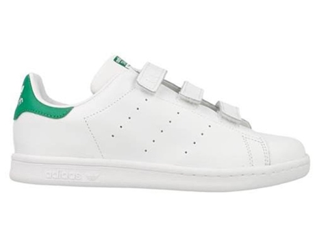 Zapatillas Deportivas ADIDAS Stan Smith (Blanco - Cuero Natural- 28)