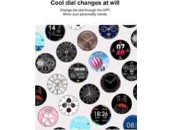 Reloj inteligente para hombre y mujer con monitor de actividad física, frecuencia cardíaca y presión arterial Ly Ebike (rosa)