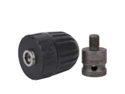 Portabrocas manual para taladro eléctrico, adaptador de rosca, cabezal de llave de conversión de 0,8-10 mm, 3/8-24unf a SDS