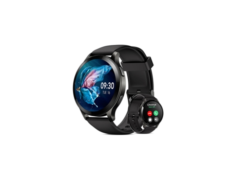 Reloj inteligente CHRONUS LW77 con rastreador de actividad física (negro)