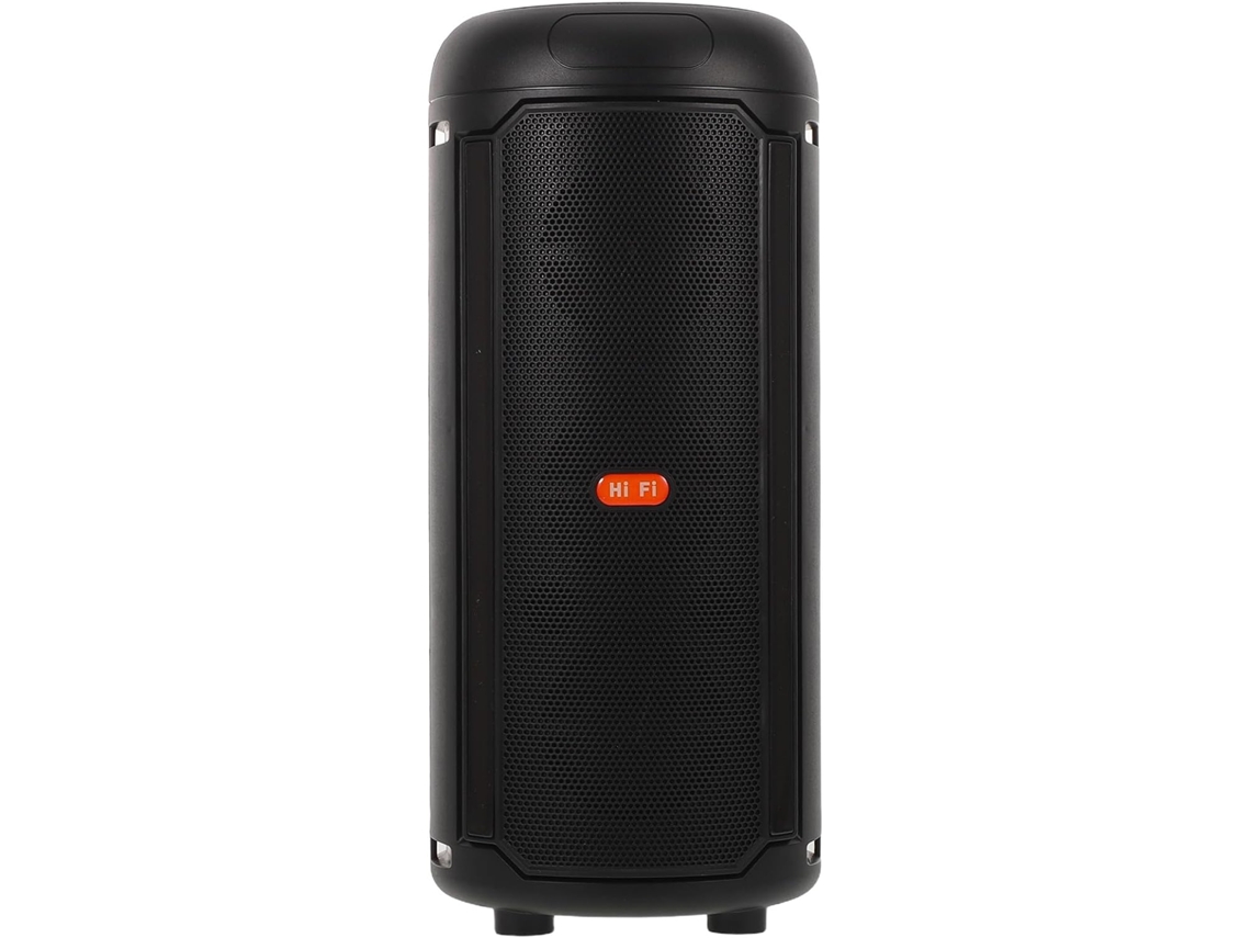 Enceinte Karaoke Portable Sans Fil Con Lumières Led Micro Intégré For Voyages Camping Fêtes
