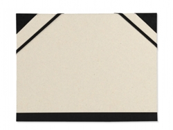 Carpeta de tarjetas brutas con elásticos 37x52