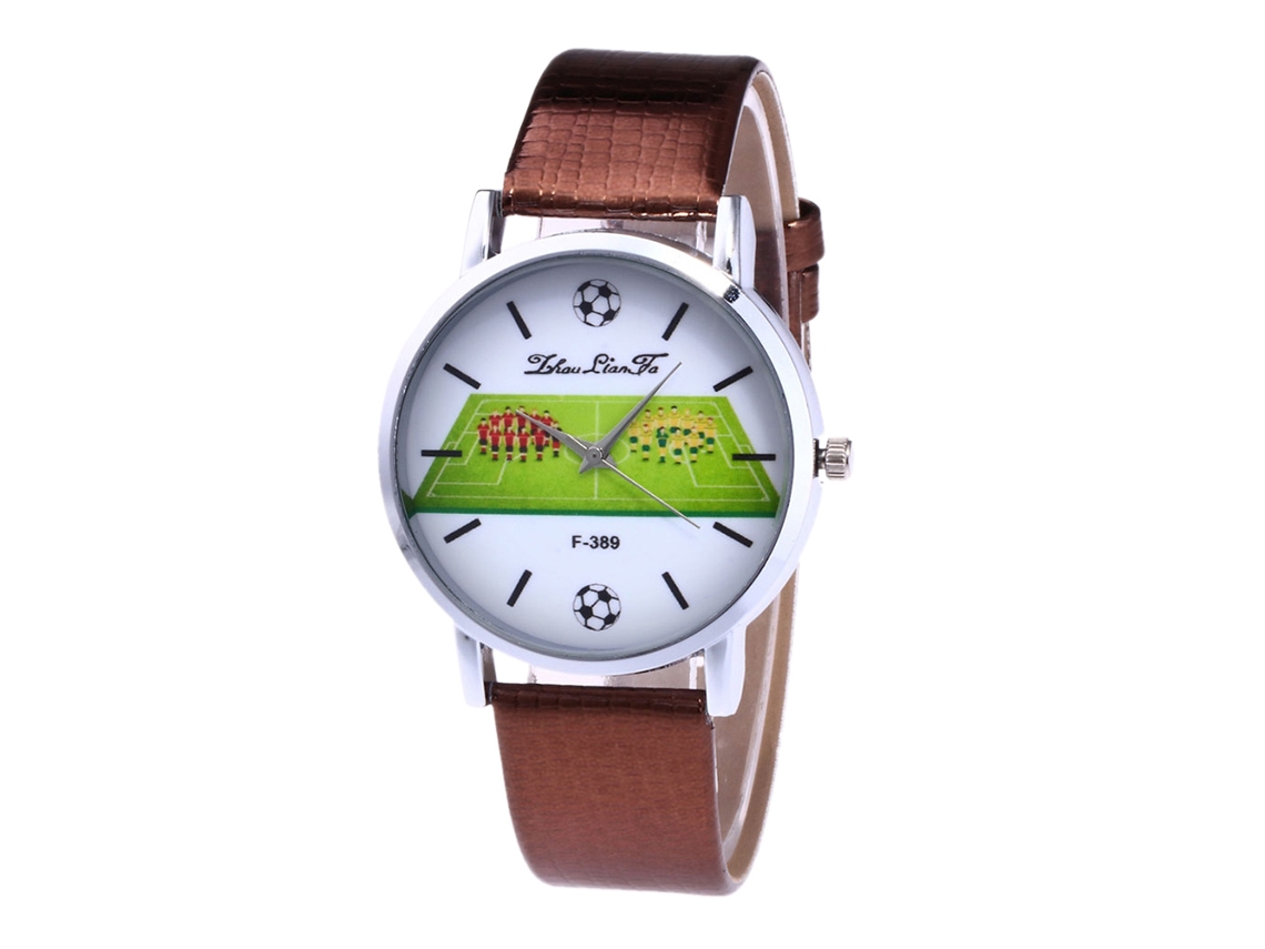Reloj De Pulsera Zhoulianfa F-389 Para Mujer, De Cuero Marrón, Estilo Ejecutivo, De Cuarzo.