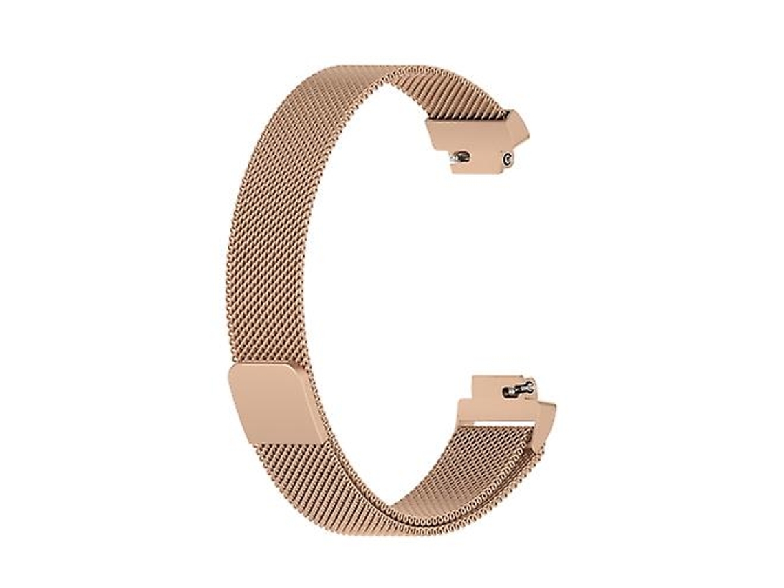 Correa Milanesa para Fitbit Inspire 2 en Oro Rosa Chennnls