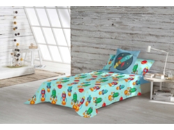 Sábana Encimera Con Funda De Almohada Cama 90 Algodón Extra Suave Fabricado En España Gala Reverso COOL KIDS
