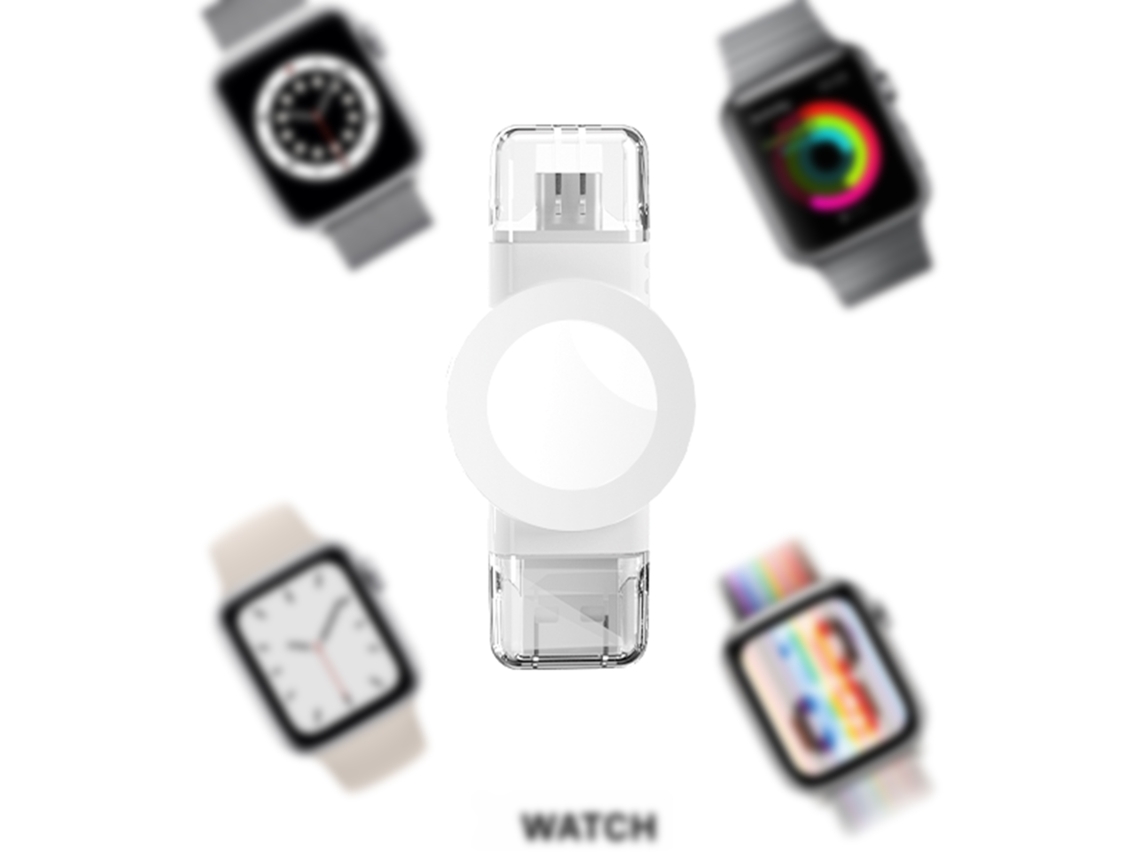 Cargador Magnético Inalámbrico Rápido Para Apple Watch 5w 2h Compatible Con Iwatch Ultra/9/8/7/6/se/5/4/3/2 Portátil