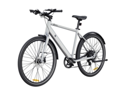 DYU Stroll 1 Bicicleta Eléctrica, 250W 36V 9Ah 100 km neumático 700C freno hidráulico Shimano 7v pantalla LED. Plateado.