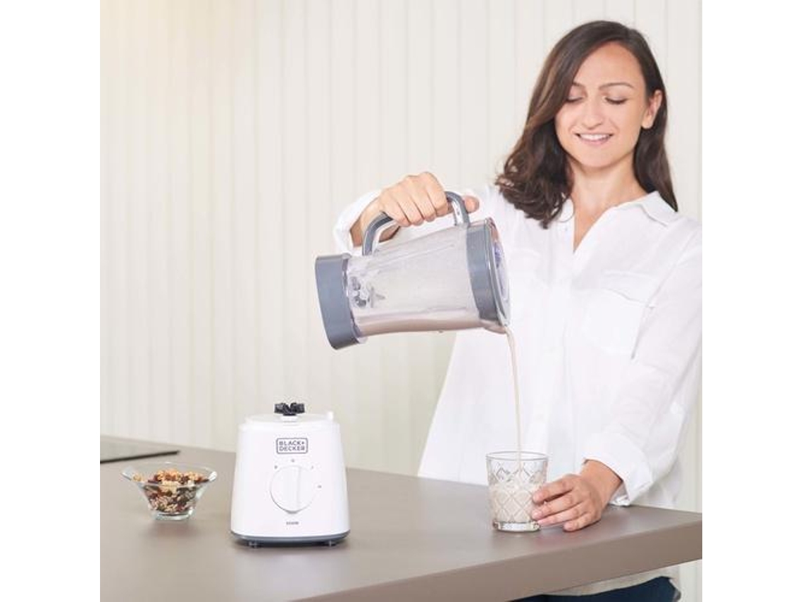 BLACK+DECKERr Bxjb500E Batidora 1,5 L Varita mágica 500 W Blanca