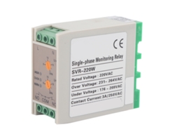 Relé De Monitorización De Energía Monofásico Svr-220w Con Protección Ajustable Contra Sobretensión Y Subtensión, 220 V