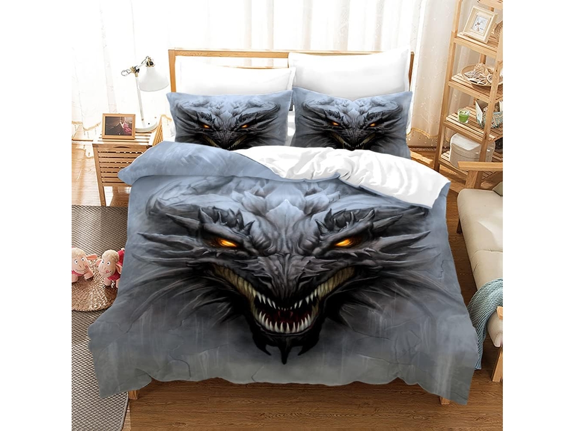 Juego Ropa Cama Piezas Funda Nórdica Niños Niñas Adultos Funda Microfibra Almohada Juego 220 X 240 Cm 50x75cm