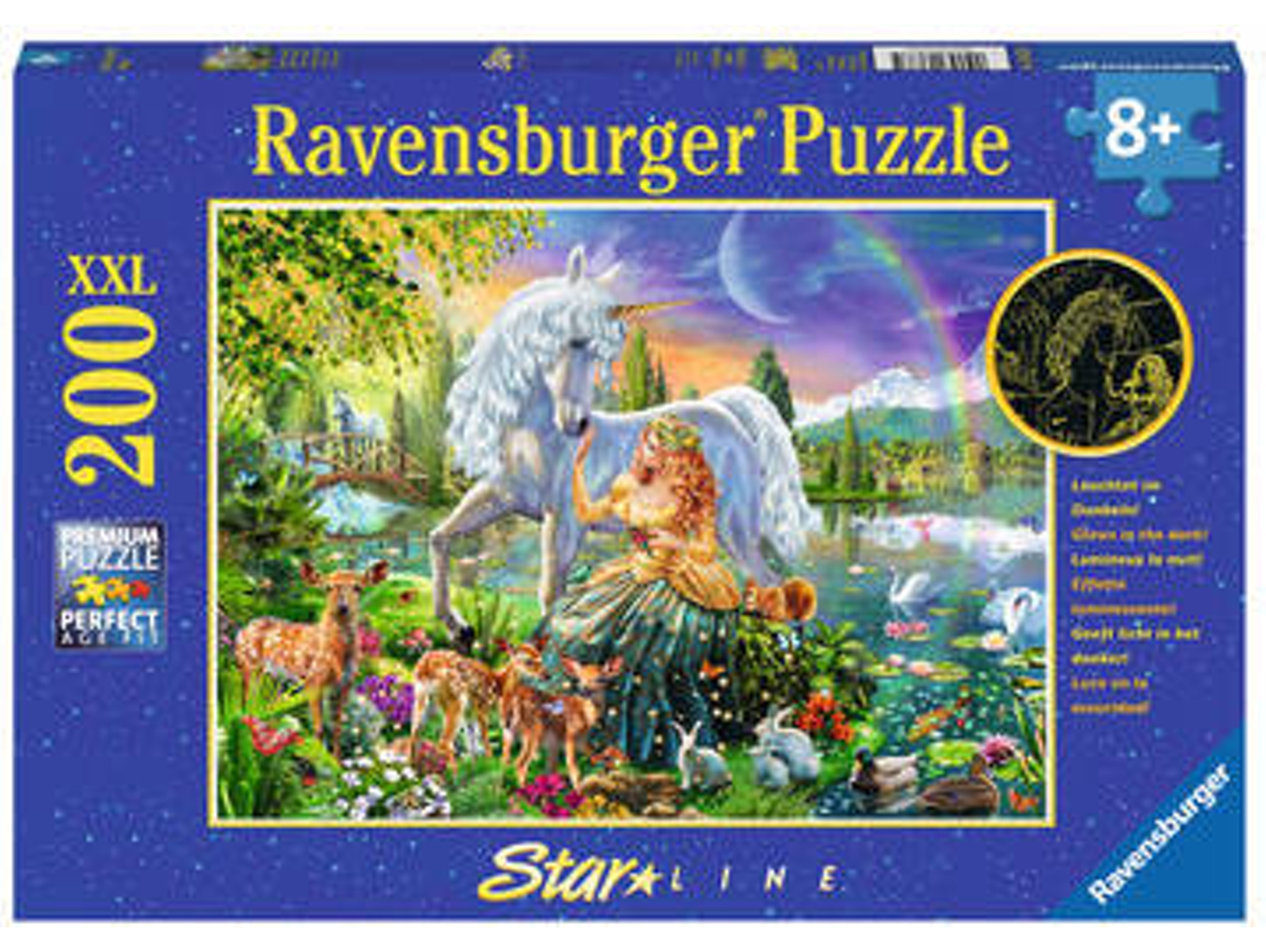 Puzzle RAVENSBURGER XXL Unicórnio (200 Piezas)