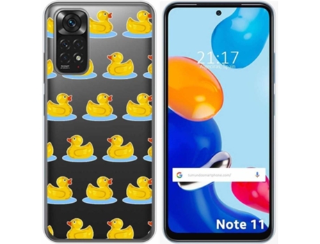 Carcasa Xiaomi Redmi Note 11 TUMUNDOSMARTPHONE Dibujos Transparente Pato Multicolor