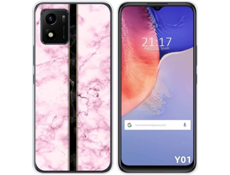 Carcasa Vivo Y01 TUMUNDOSMARTPHONE Dibujos Mármol 04 Multicolor