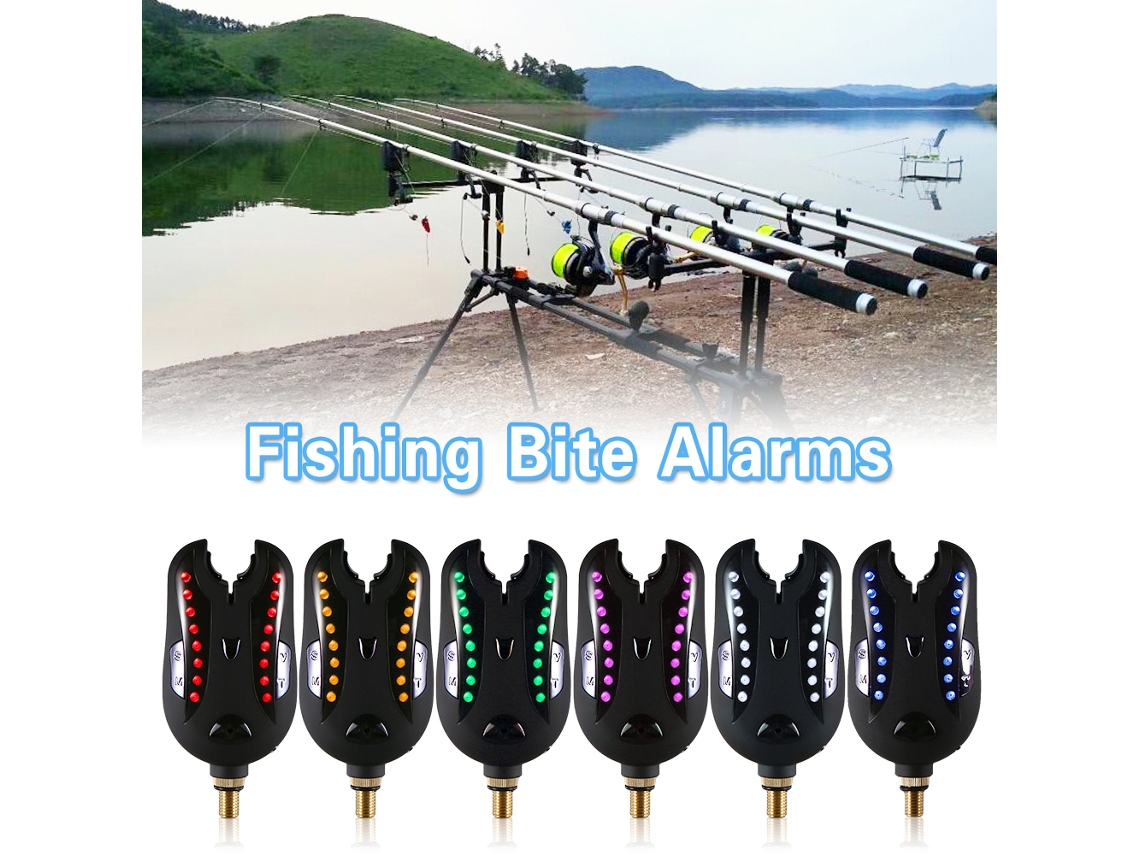 Alarma De Pesca Inalámbrica Digital Taruor Con Alerta Sonora Led Y Estuche De Transporte.