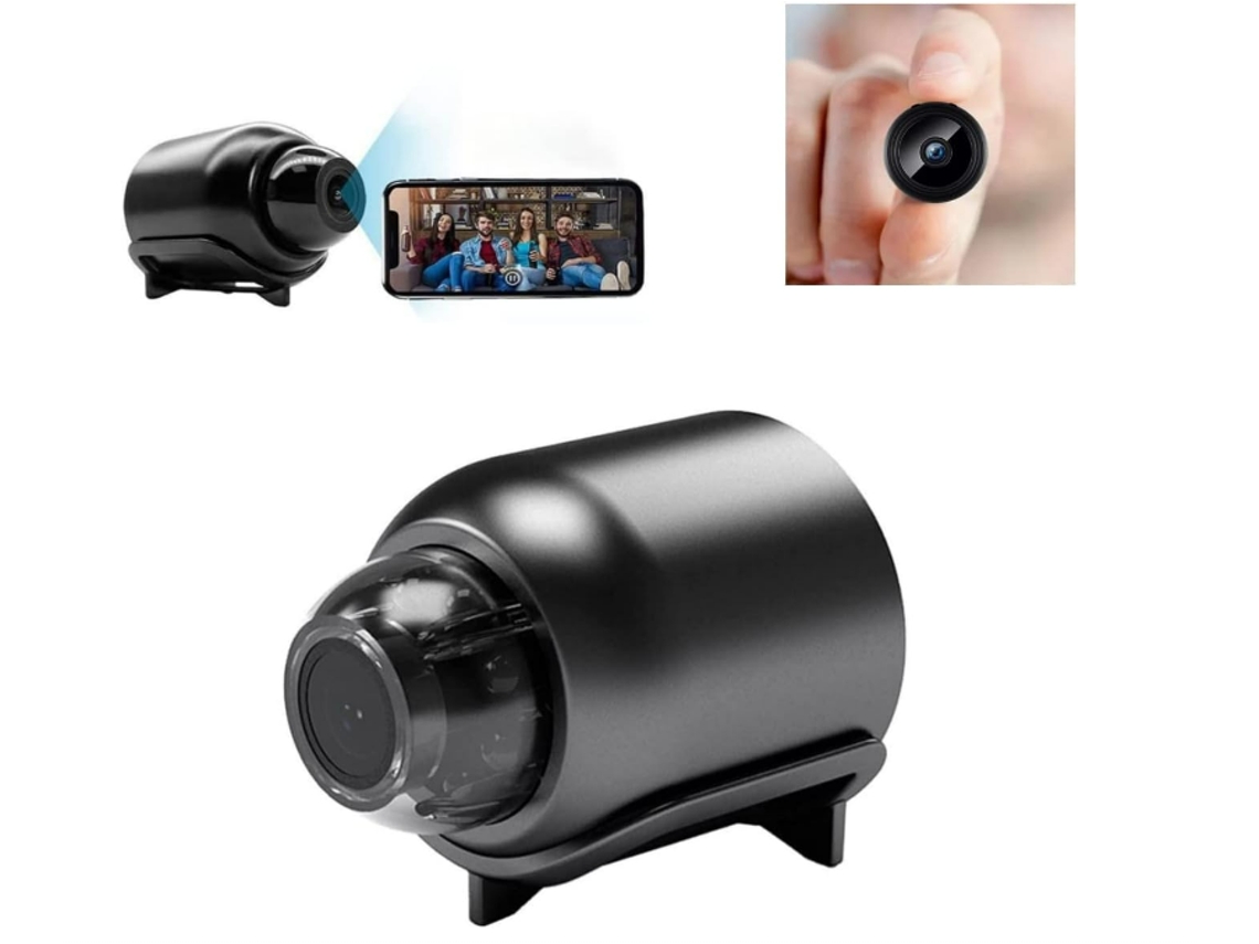 Cámara WiFi Mini X5 1080P HD Detector De Movimiento Negro IKIKSO