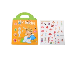 1 juego de calcomanías de papel para niños ALLINLESS
