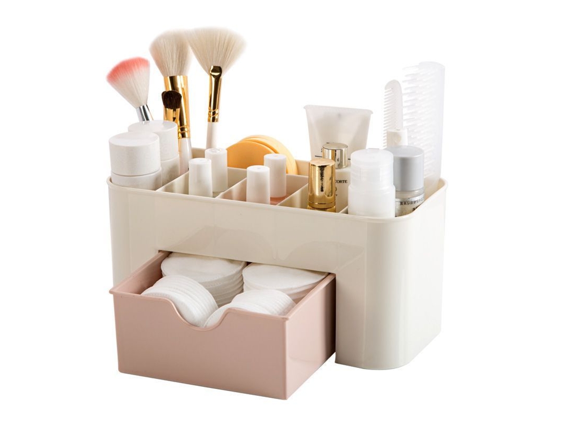 2026-organizador De Maquillaje, Caja De Almacenamiento Con Cajones Para Baño Y Brochas, Espacio Ahorrador
