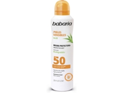 Protector Solar BABARIA Bruma Peles Sensíveis SPF 50 (200 ml)