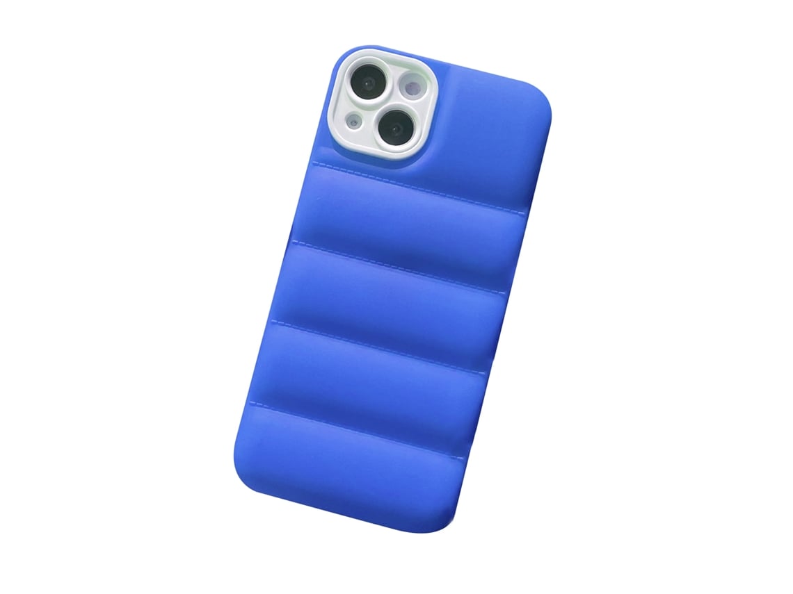 Cubre Teléfono 3d Puffy De Protección Antivibraciones Para Apple 12 Pro Max Klein Blue