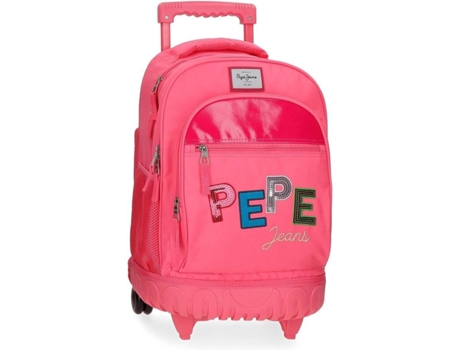 Mochila con Trolley PEPE JEANS Kim (Rosa - 32 x 43 x 21 cm)