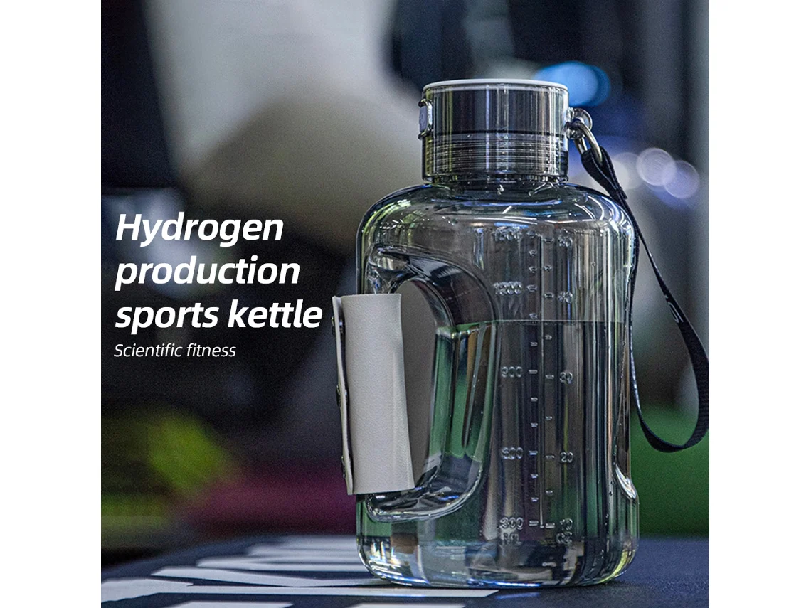 Botella Generadora De Agua De Hidrógeno Portátil Usb Spe De 1,5 L, Alta Concentración De 1200-2400 Ppb.