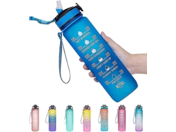 Botella De Agua De 1l, Botellas Deportivas De Polipropileno, Azul Rosewell