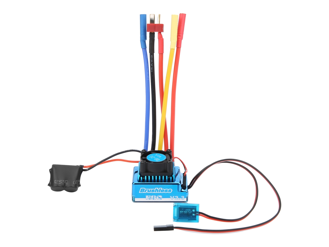 Controlador Electrónico De Velocidad (esc) Sin Escobillas, Resistente Al Agua Y Al Polvo, Para Coches Rc A Escala 1/10 (80 A).