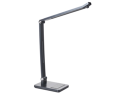 Lámpara de escritorio LED Beliani Lepus en ABS, poliestireno gris 14x19x76 (material sintético duradero)