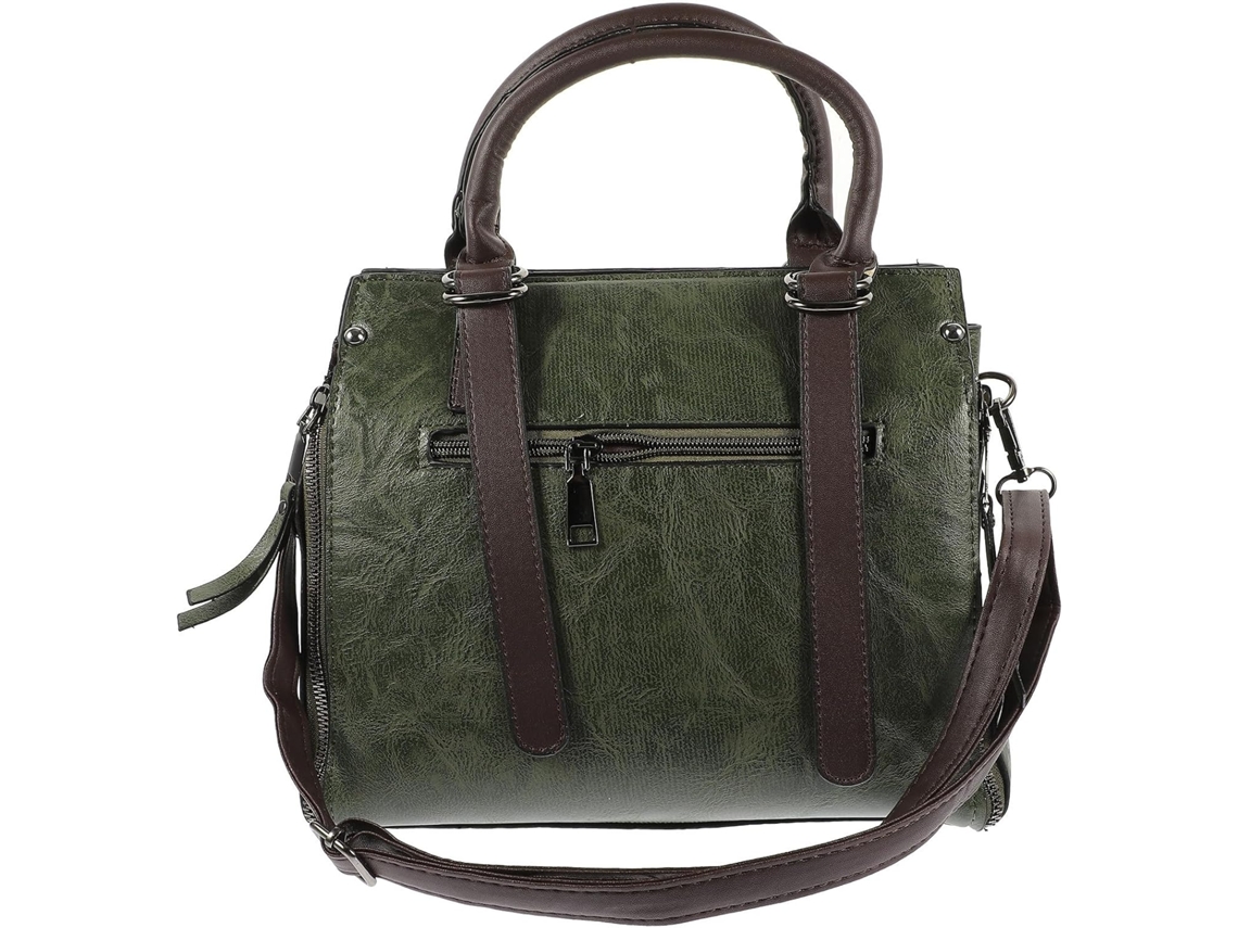 Bolsa Feminina Elegante Em Pu Estilo Retrô, Com Capacidade Moderada Para Diversos Itens.