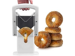Cortador y rebanador de bagels Guillotina universal para bagels con agarre seguro, 100% nuevo Everley891