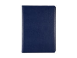 Funda protectora de PU con rotación de 360° para iPad Air, colores azul oscuro y dorado claro