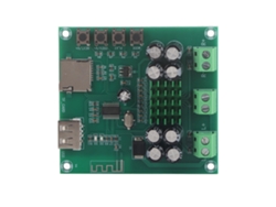 Placa Amplificadora Bluetooth Tpa3116d2 50w*2 Dc1224v Con Unidad Flash Usb Y Tarjeta De Memoria Hw428