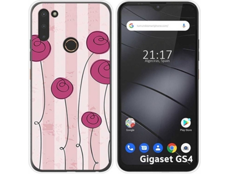 Carcasa Gigaset GS4 TUMUNDOSMARTPHONE Flores Vintage Multicolor