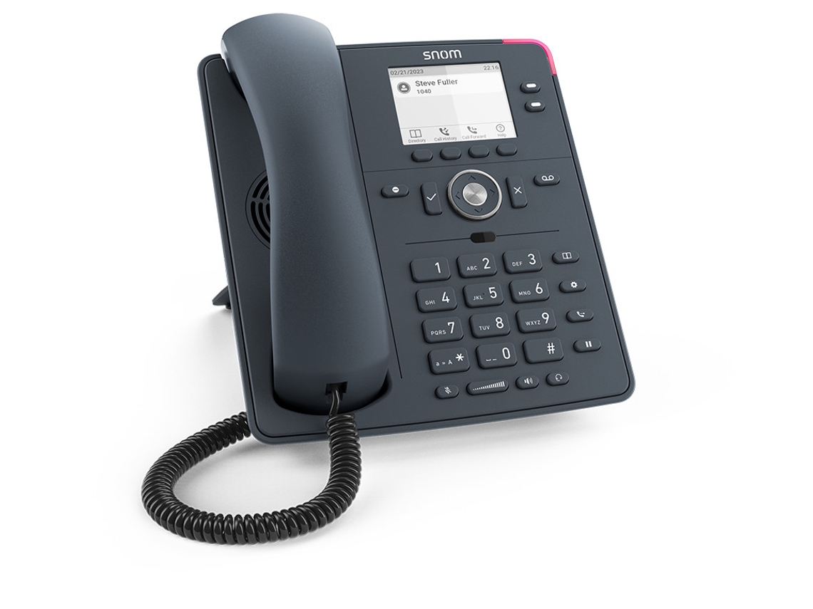D150 teléfono IP Gris 2 líneas TFT SNOM