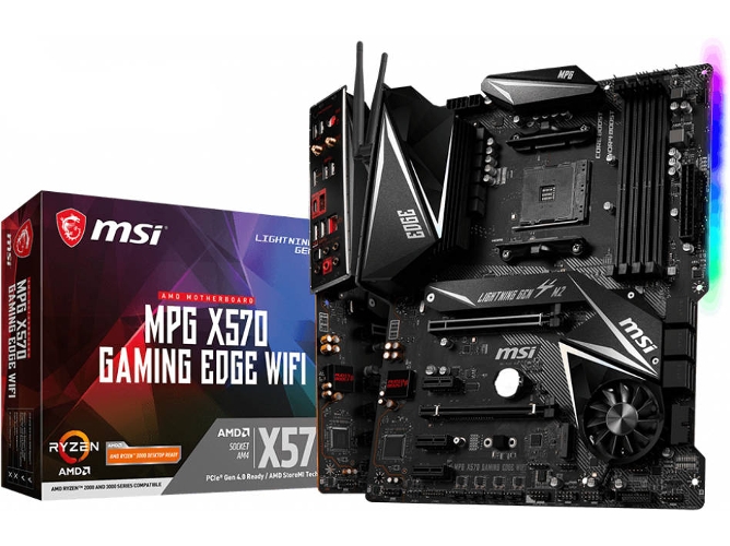 Placa Base MSI MPG X570 Gaming Edge WIFI (Socket Zócalo AM4 - AMD X570 - ATX)