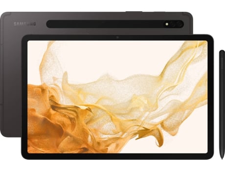 Tablet SAMSUNG Galaxy Tab S8 (11'' - 256 GB - 8 GB RAM - Wi-Fi - Gris)