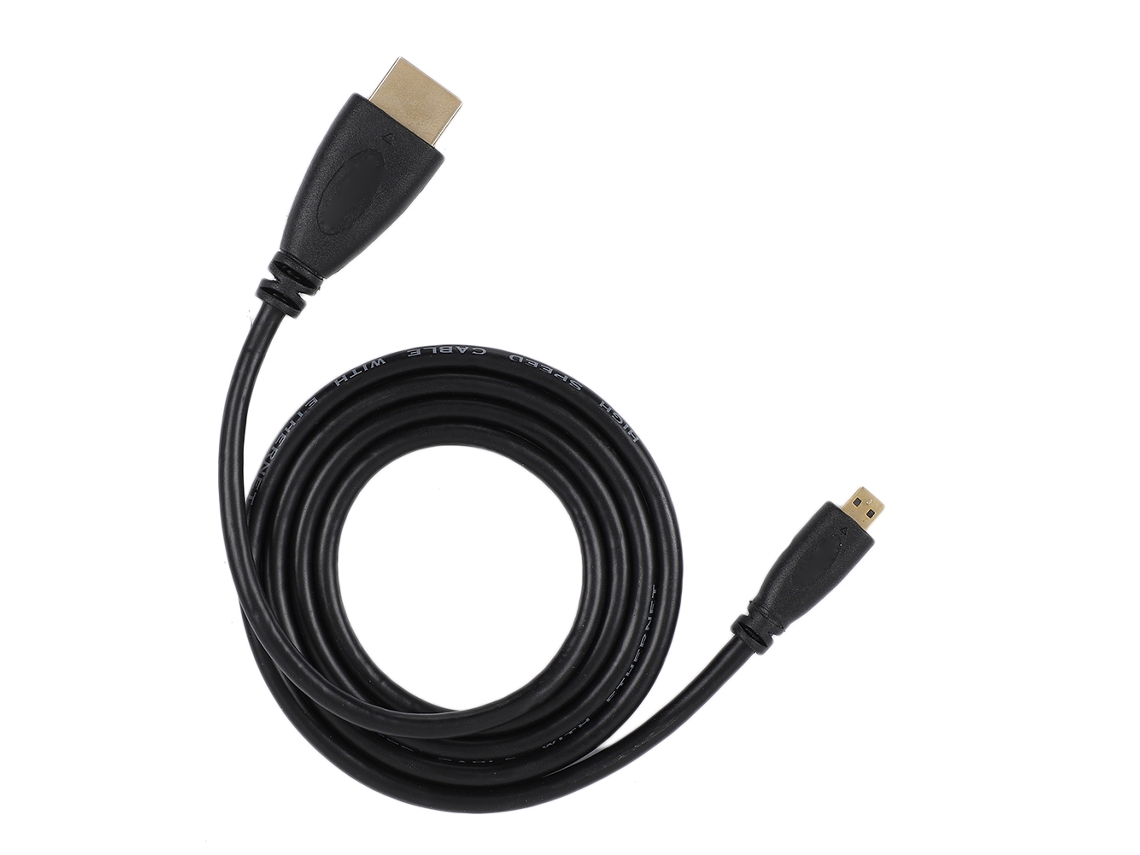 Cable Adaptador Micro A Hdmi Para Raspberry Pi 4b Cable Hd 1440p/1080p